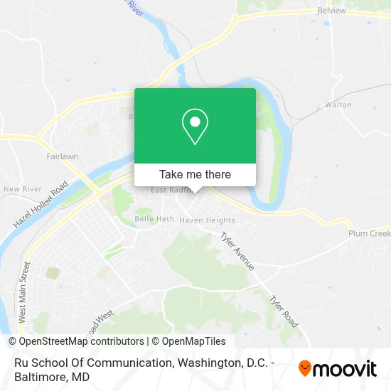 Ru School Of Communication map