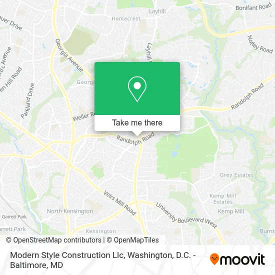 Modern Style Construction Llc map