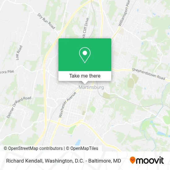 Richard Kendall map