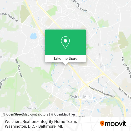 Weichert, Realtors-Integrity Home Team map