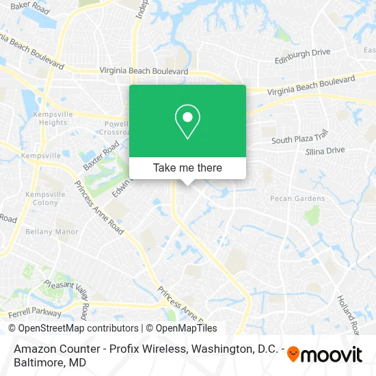 Amazon Counter - Profix Wireless map