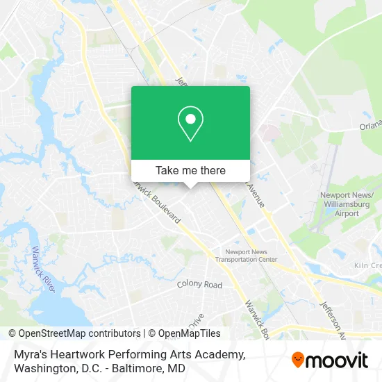 Myra's Heartwork Performing Arts Academy map