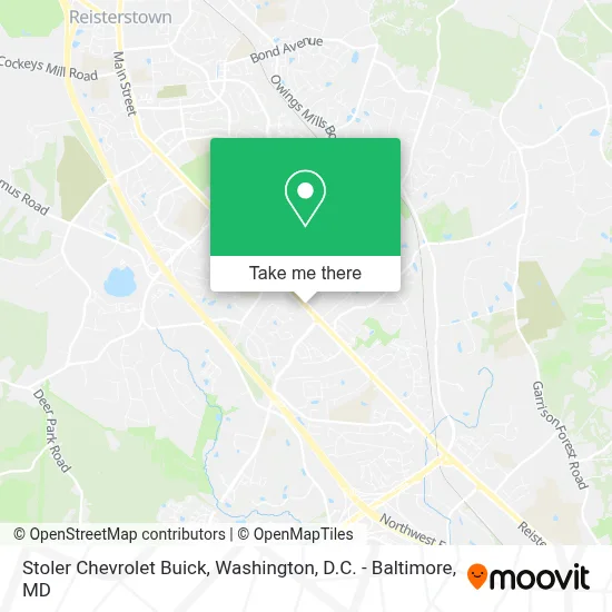 Stoler Chevrolet Buick map