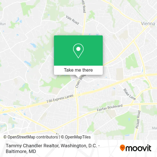 Tammy Chandler Realtor map