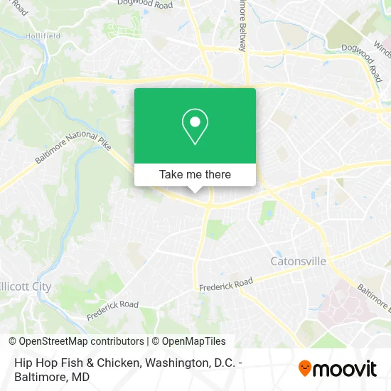 Hip Hop Fish & Chicken map
