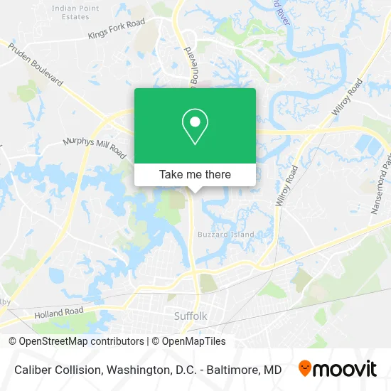Caliber Collision map