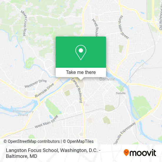 Langston Focus School map