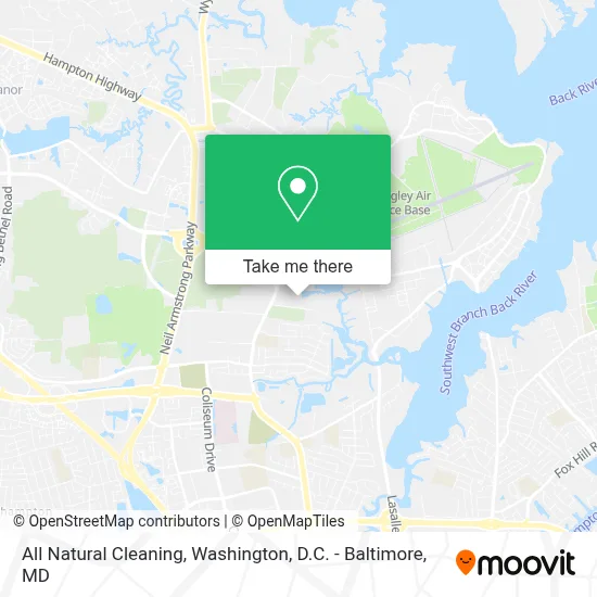 All Natural Cleaning map