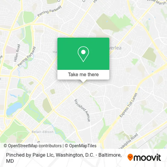 Pinched by Paige Llc map