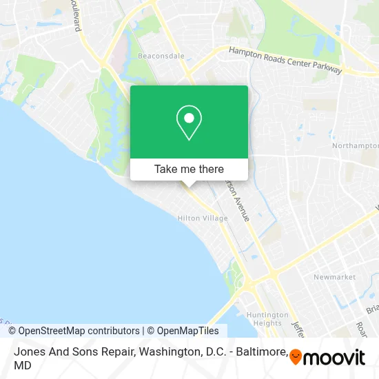Jones And Sons Repair map