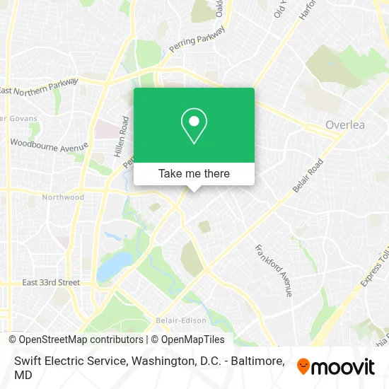 Swift Electric Service map