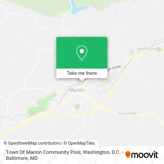 Town Of Marion Community Pool map