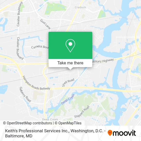 Keith's Professional Services Inc. map