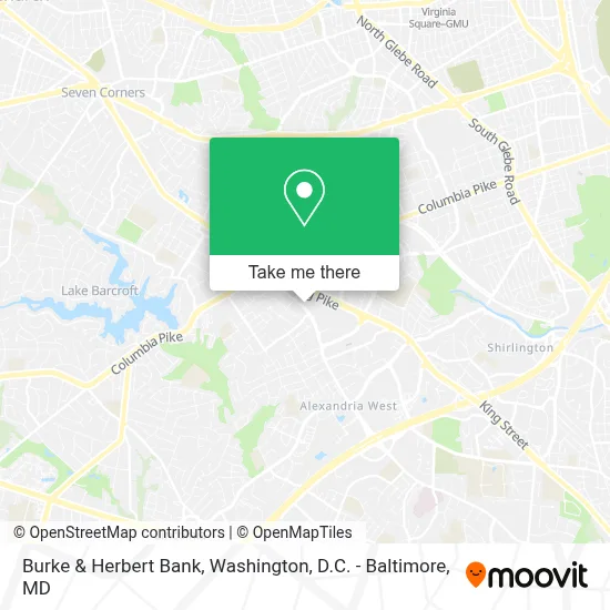 Burke & Herbert Bank map