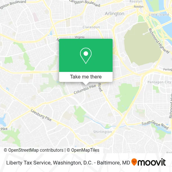 Liberty Tax Service map