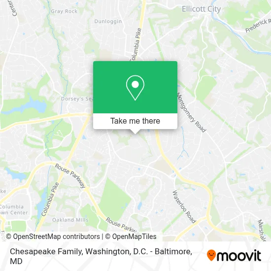 Chesapeake Family map