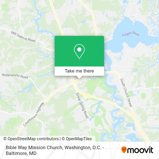 Bible Way Mission Church map