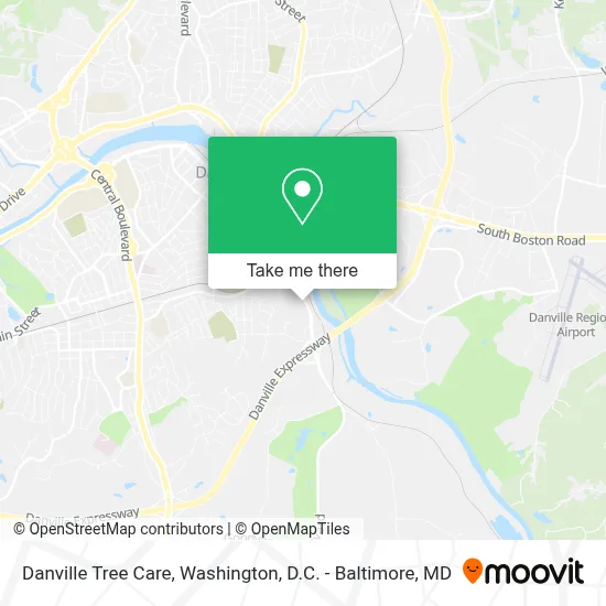 Danville Tree Care map