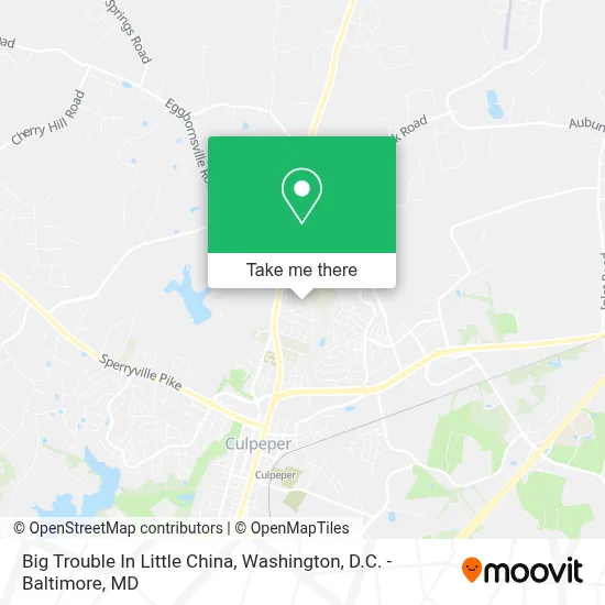 Big Trouble In Little China map