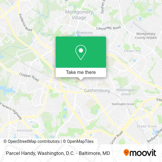 Parcel Handy map