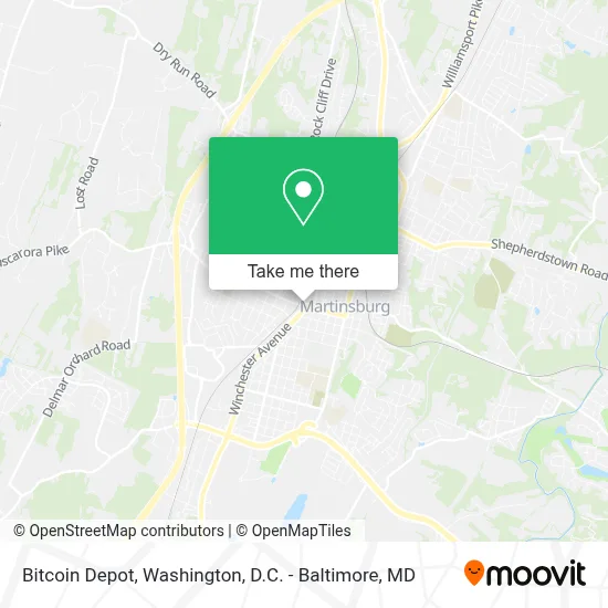 Bitcoin Depot map