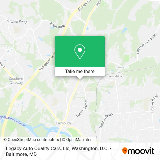 Legacy Auto Quality Cars, Llc map