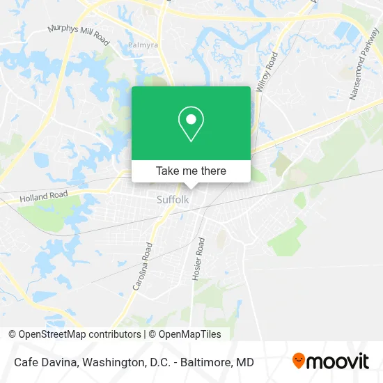 Cafe Davina map