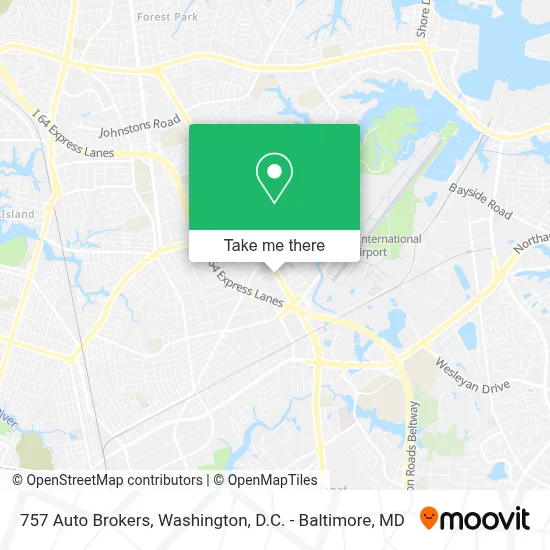 757 Auto Brokers map