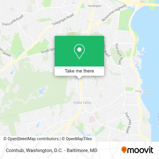 Coinhub map