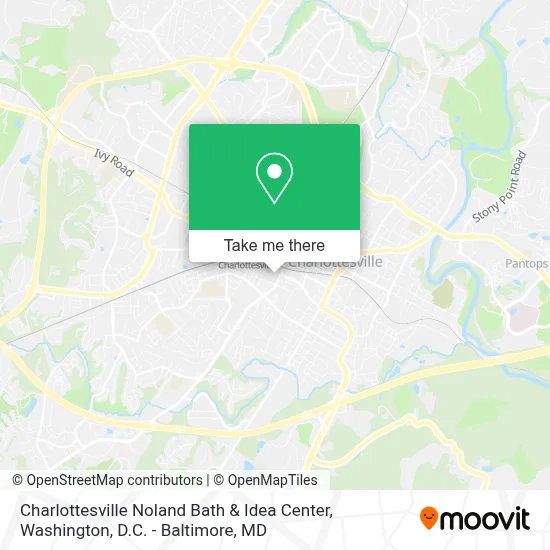 Charlottesville Noland Bath & Idea Center map