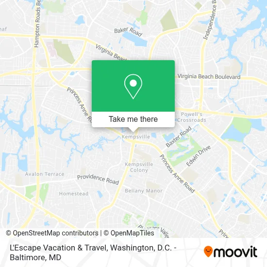 L'Escape Vacation & Travel map