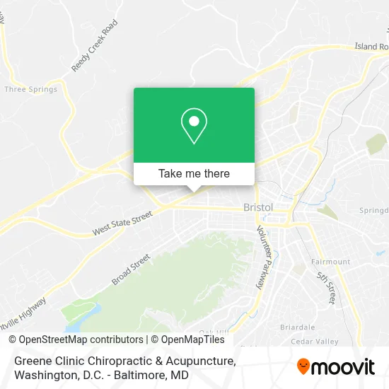 Greene Clinic Chiropractic & Acupuncture map