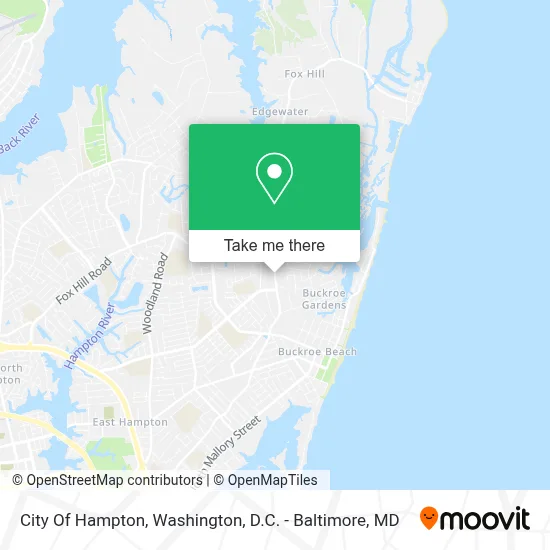 City Of Hampton map