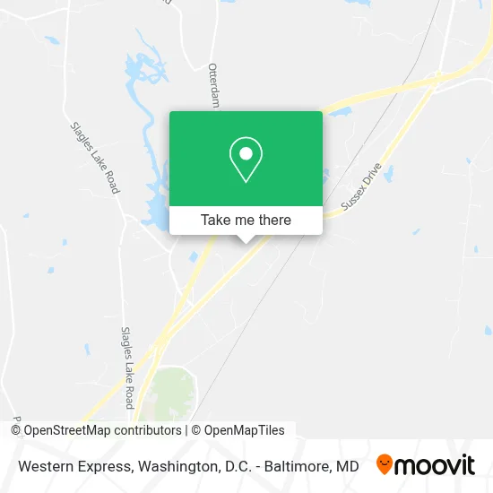 Western Express map