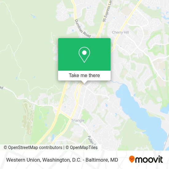 Western Union map
