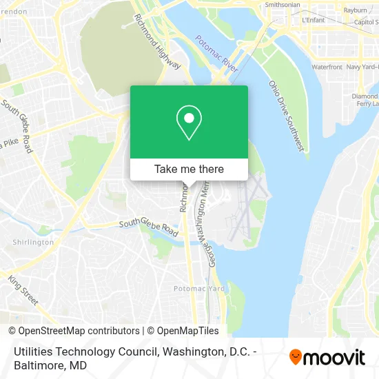 Utilities Technology Council map