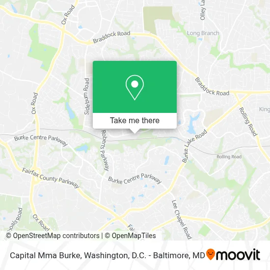 Capital Mma Burke map
