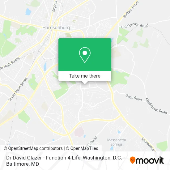 Dr David Glazer - Function 4 Life map