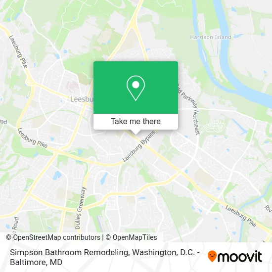 Simpson Bathroom Remodeling map