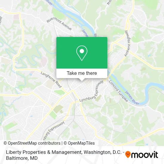 Liberty Properties & Management map