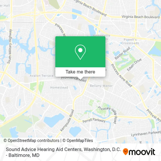 Sound Advice Hearing Aid Centers map