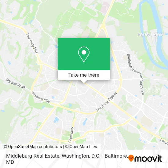 Middleburg Real Estate map