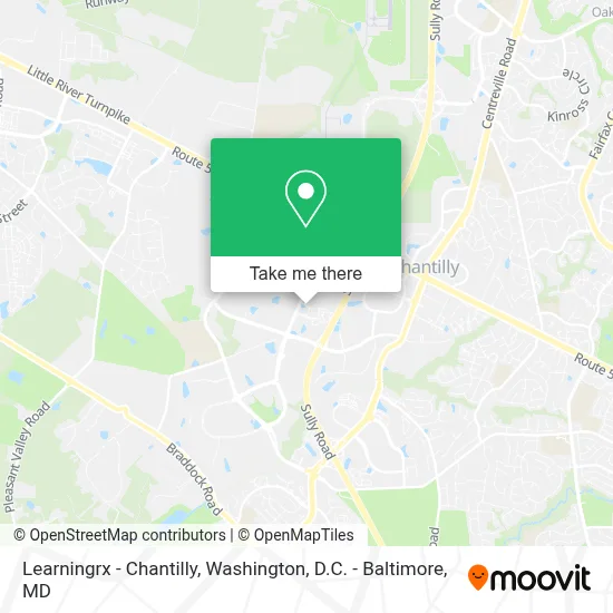 Learningrx - Chantilly map