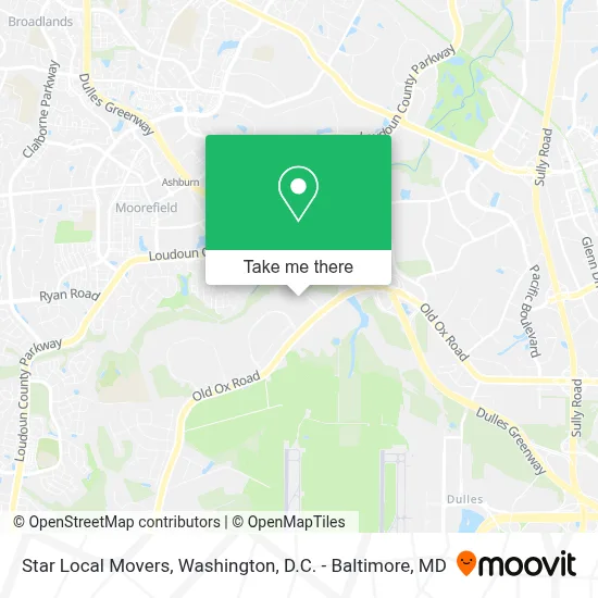 Star Local Movers map