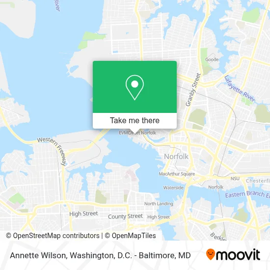 Annette Wilson map