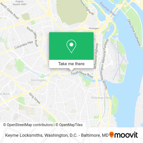 Keyme Locksmiths map