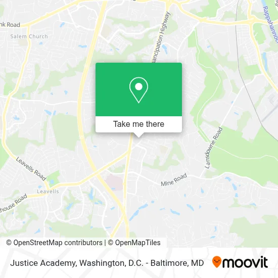 Justice Academy map