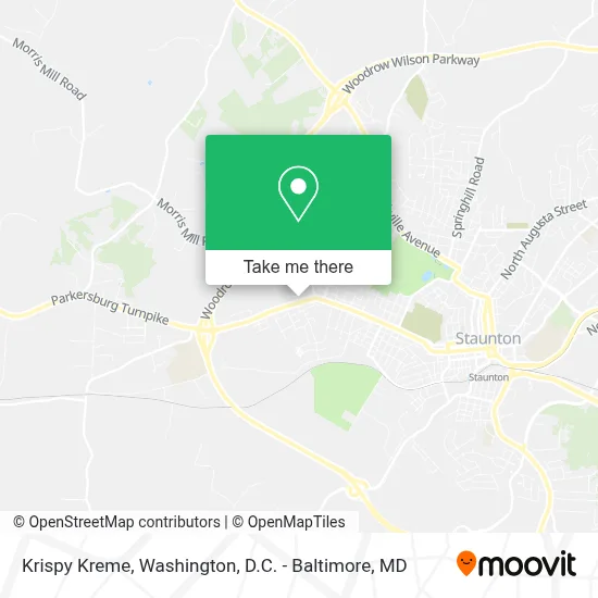 Krispy Kreme map