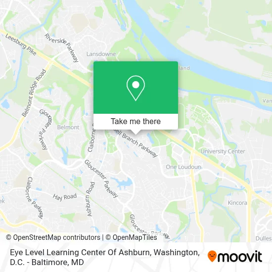 Eye Level Learning Center Of Ashburn map