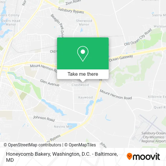 Honeycomb Bakery map